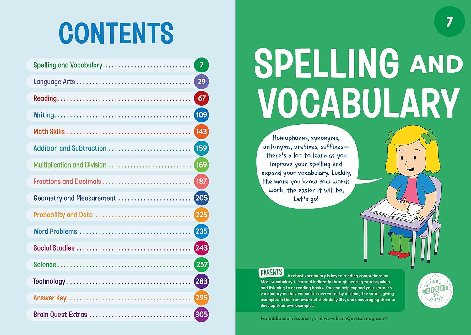 Brain Quest Workbook: Grade 4
