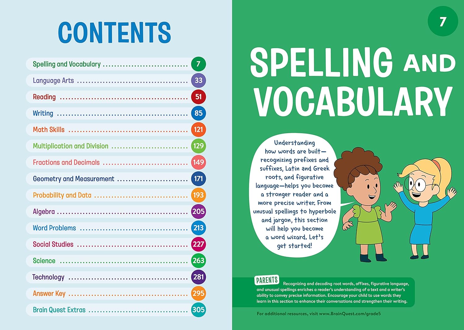 Brain Quest Workbook: Grade 5