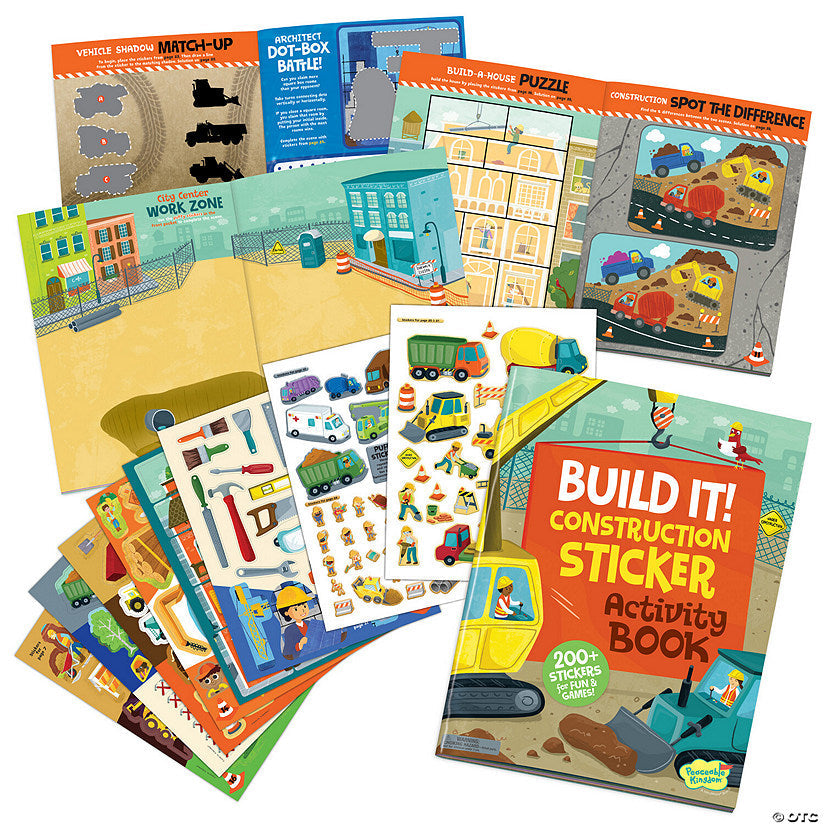 Sticker Activity Book: Build It Construction