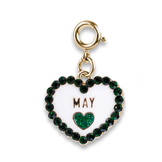 Charm - Gold Birthstone May