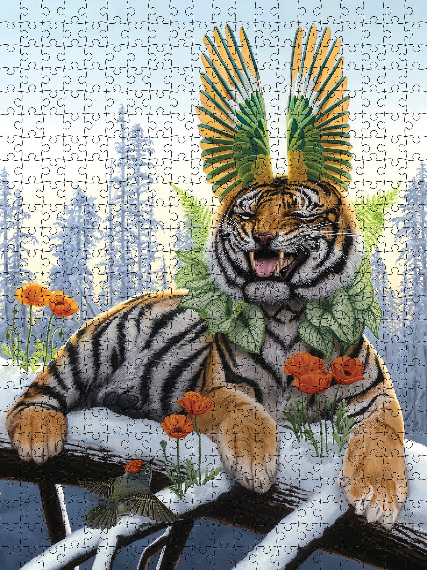 Jon Ching: Flourished Merriment 500-Piece Jigsaw P
