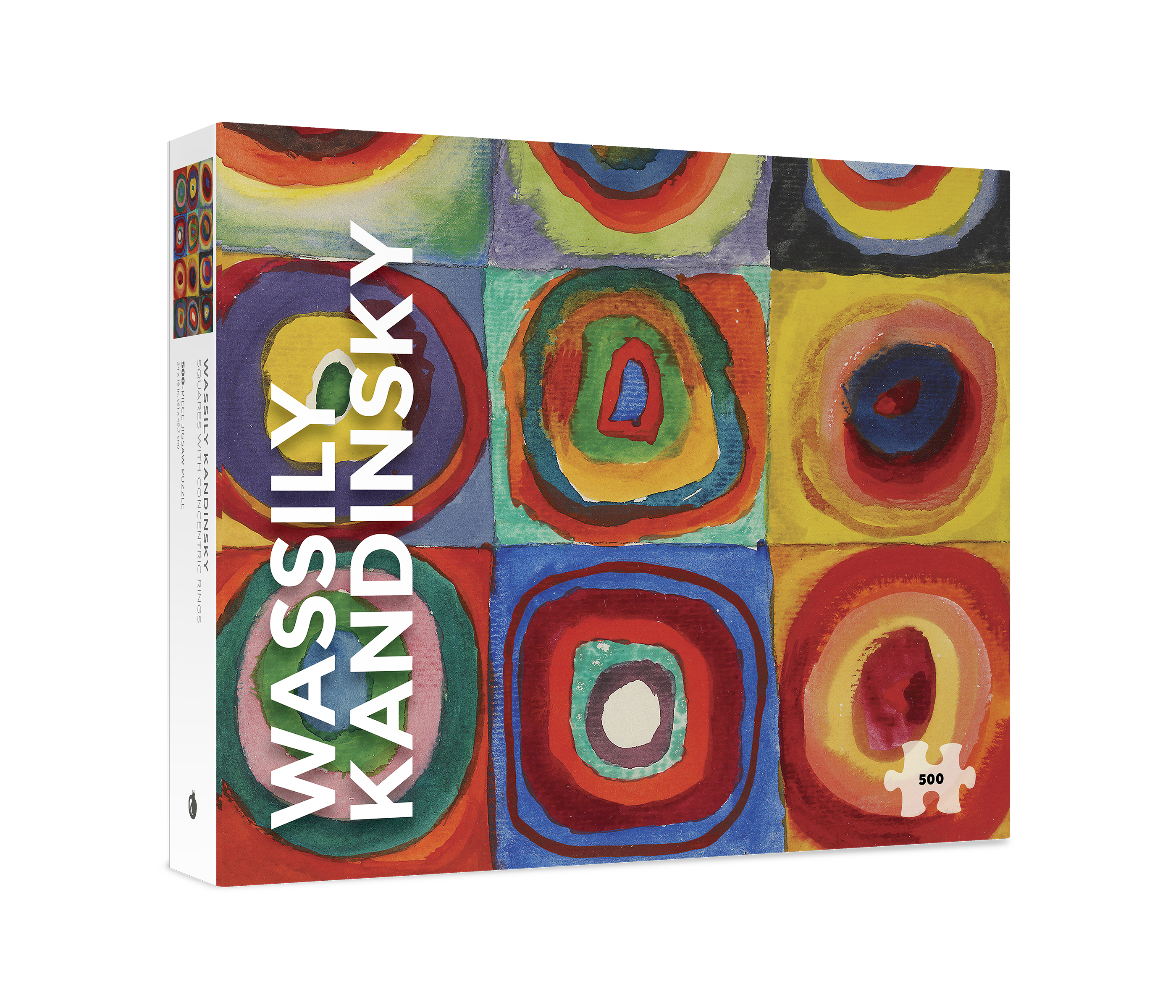Wassily Kandinsky: Squares with Concentric Rings 500 Jigsaw Puzzle