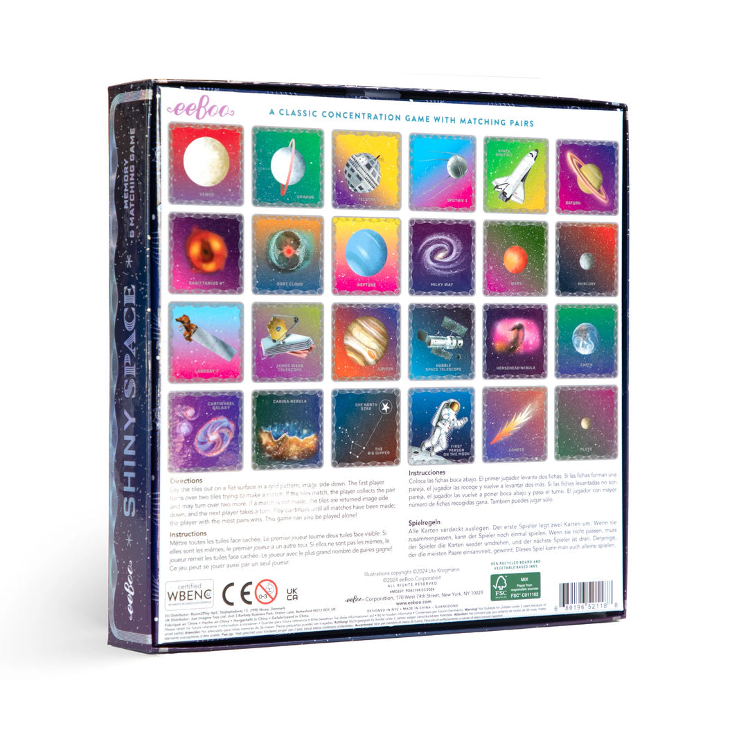 Shiny Space Memory & Matching Game