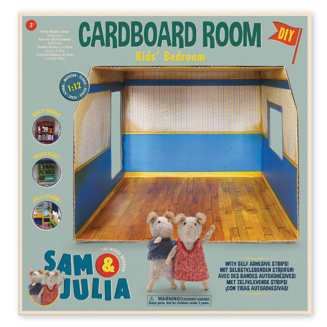 Sam & Julia Cardboard Room Bedroom