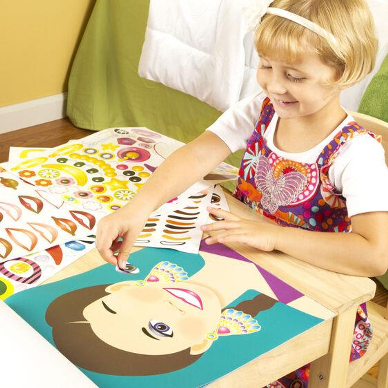Reusable Sticker Pad - Fashion Faces