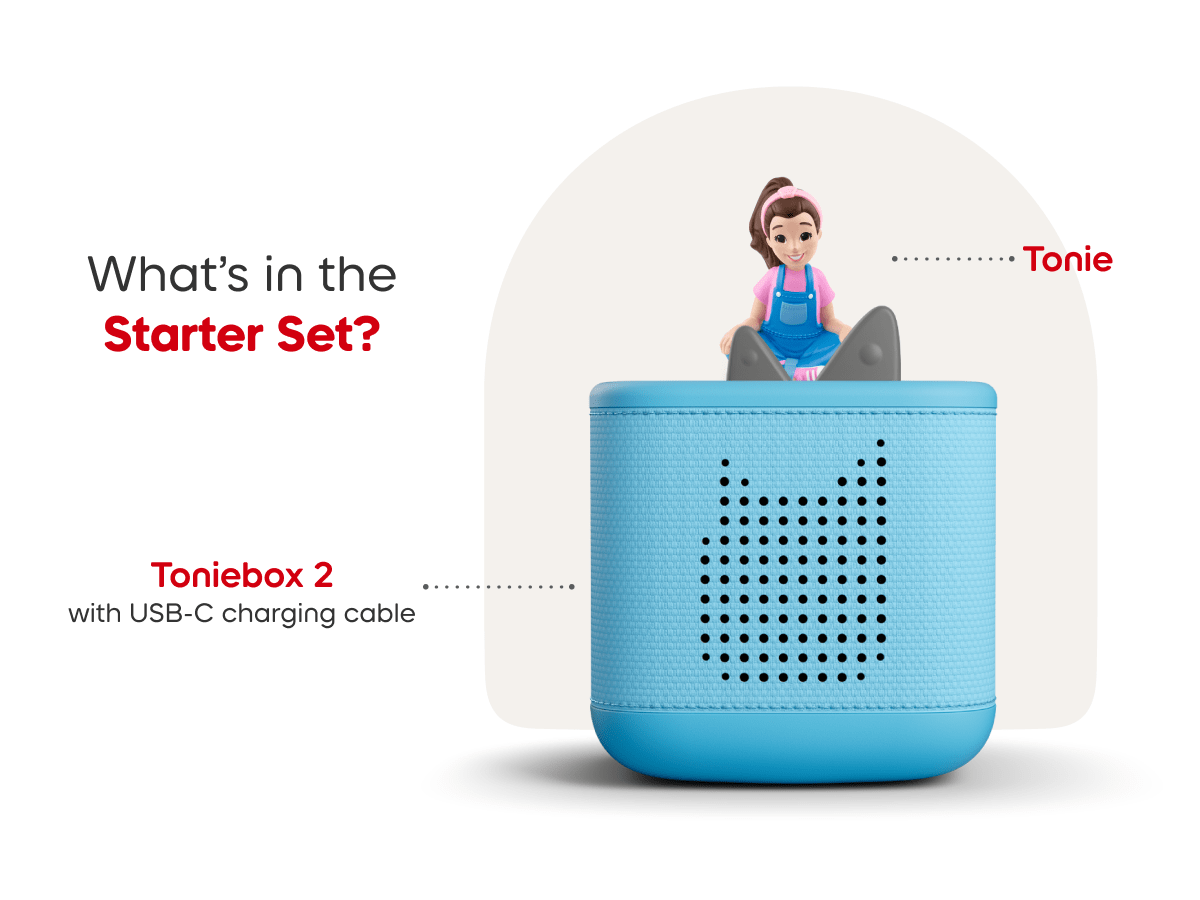 Ms. Rachel Toniebox Starter Set – Sky Blue
