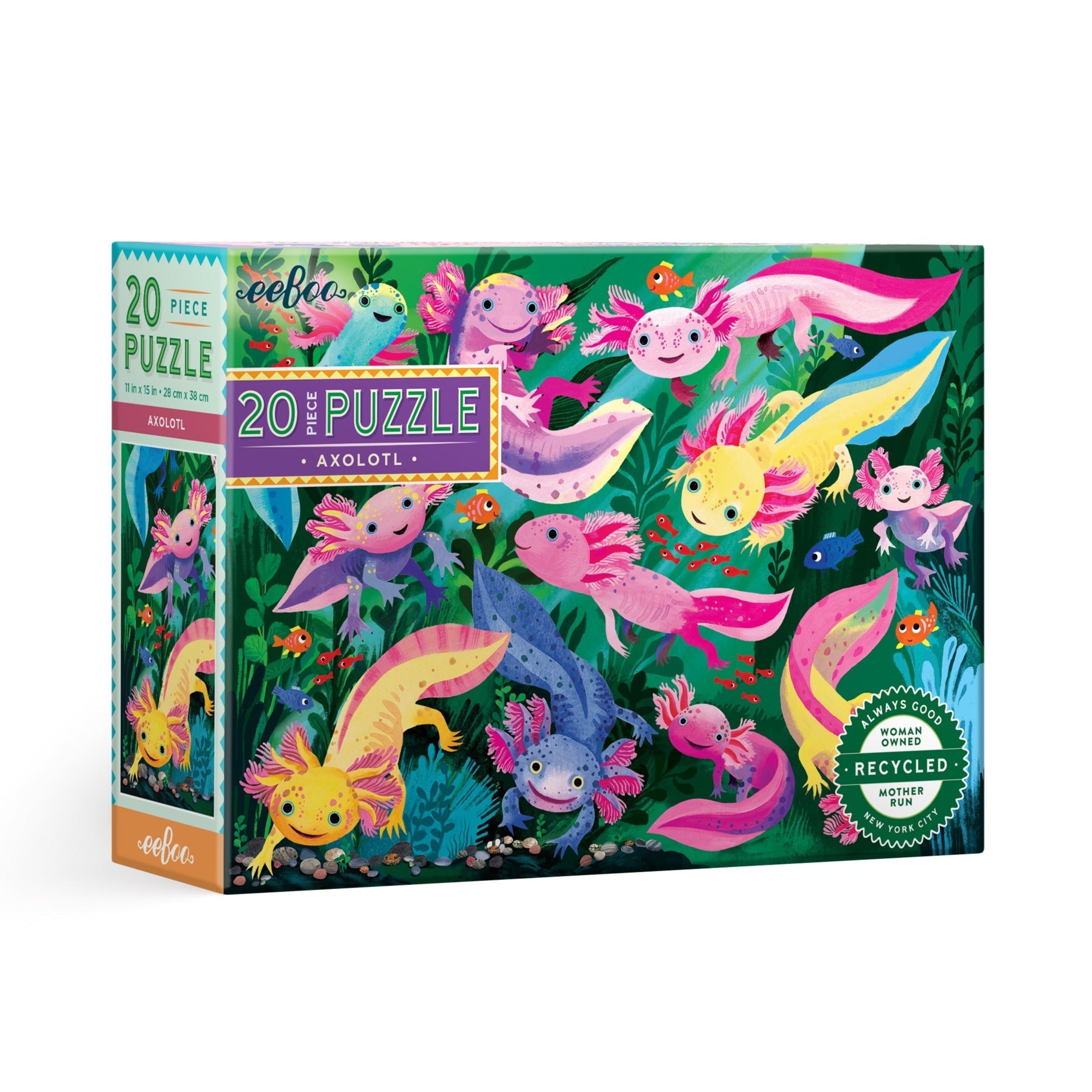 Axolotl puzzle 20 piece