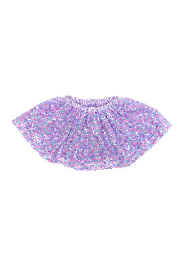 Purple Party Sequins Skirt 4/6
