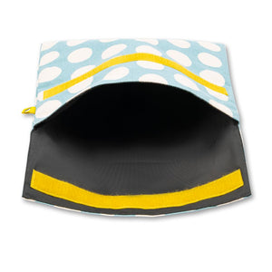 Flip Snack Sack - Dot Blue