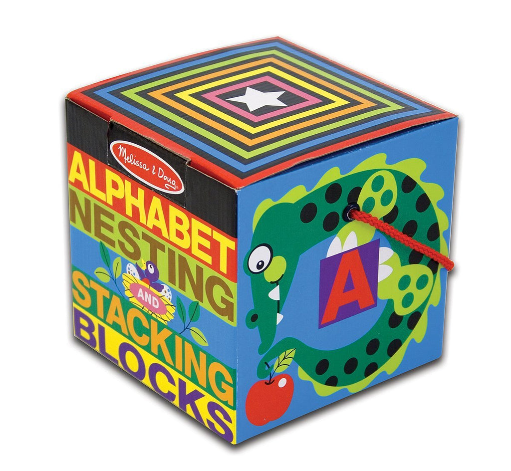 Alphabet Nesting Stacking Blocks