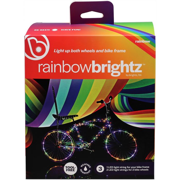 Rainbow Bike Lights Combo