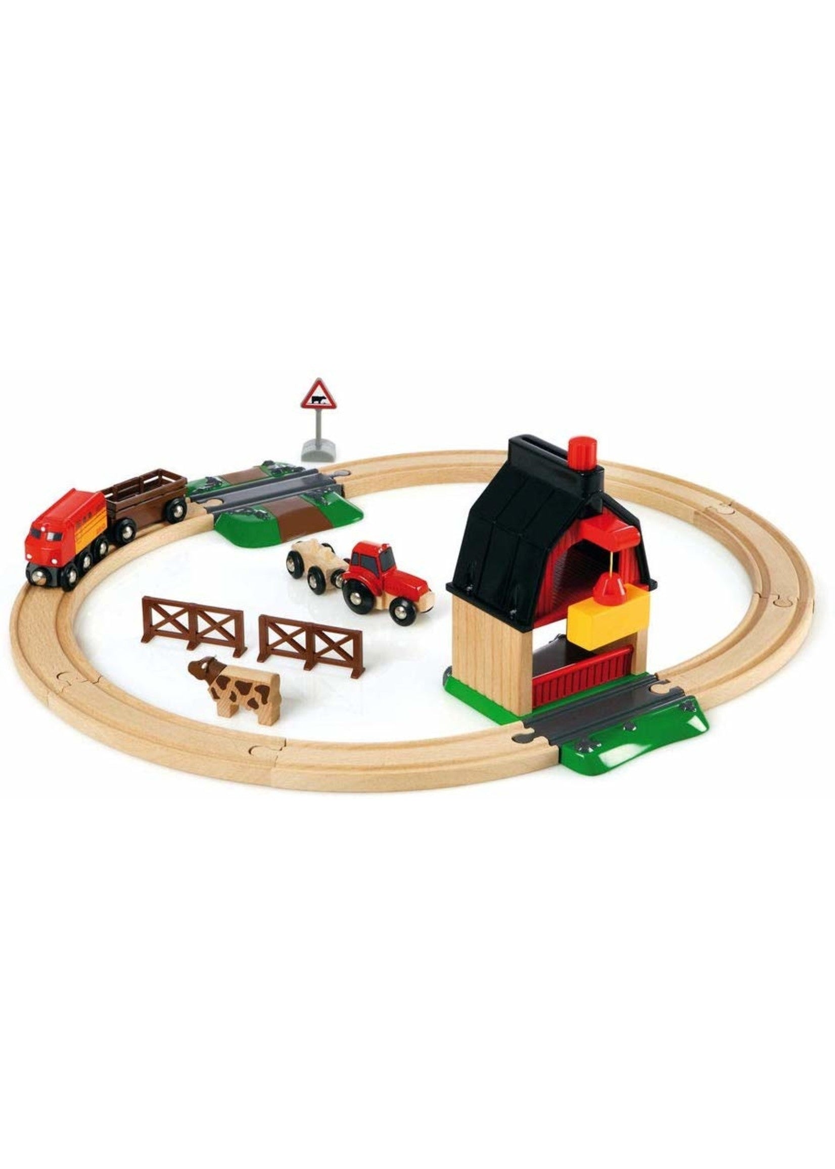BRIO Farm Railway Set