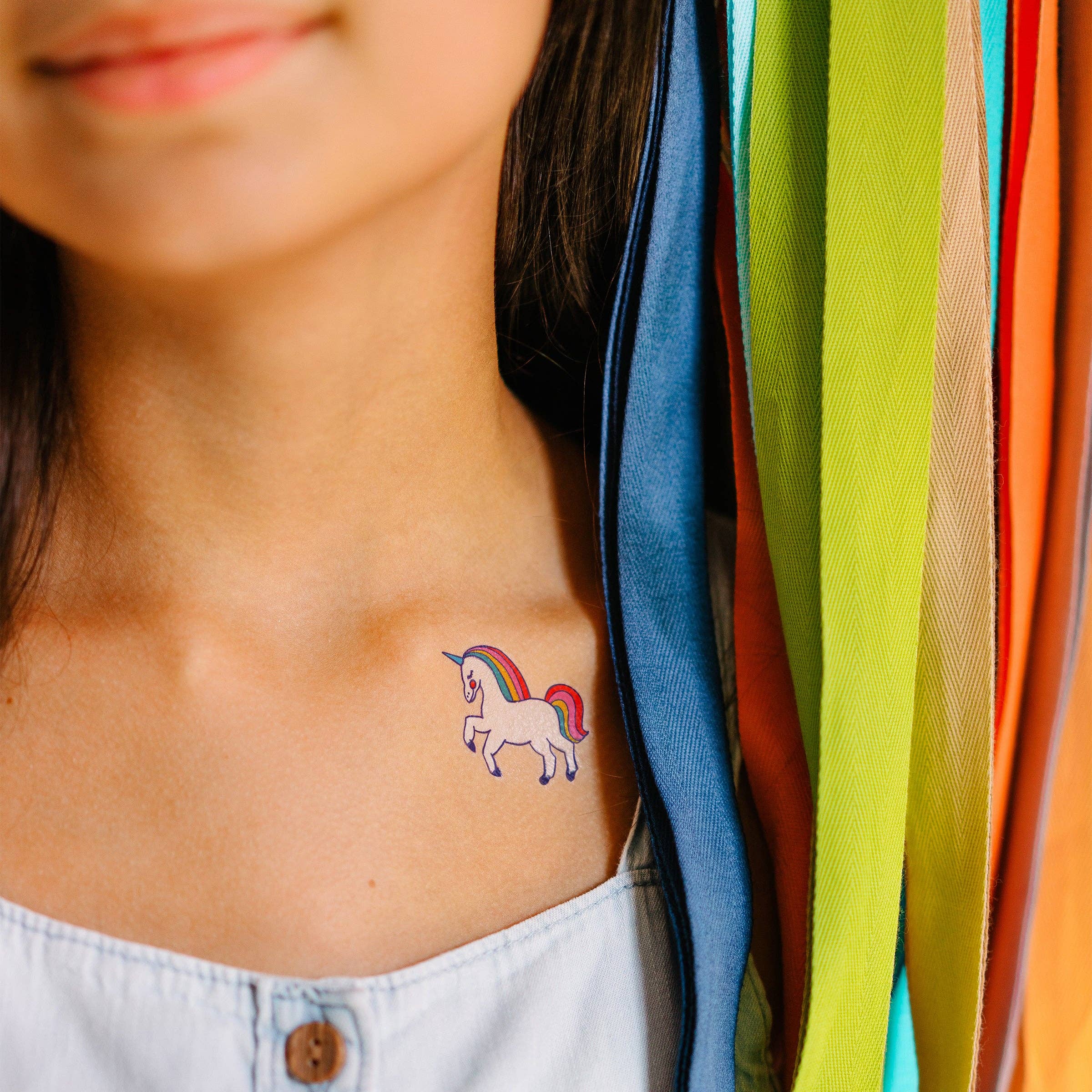 Tattoo Sheets - Rainbow Unicorns