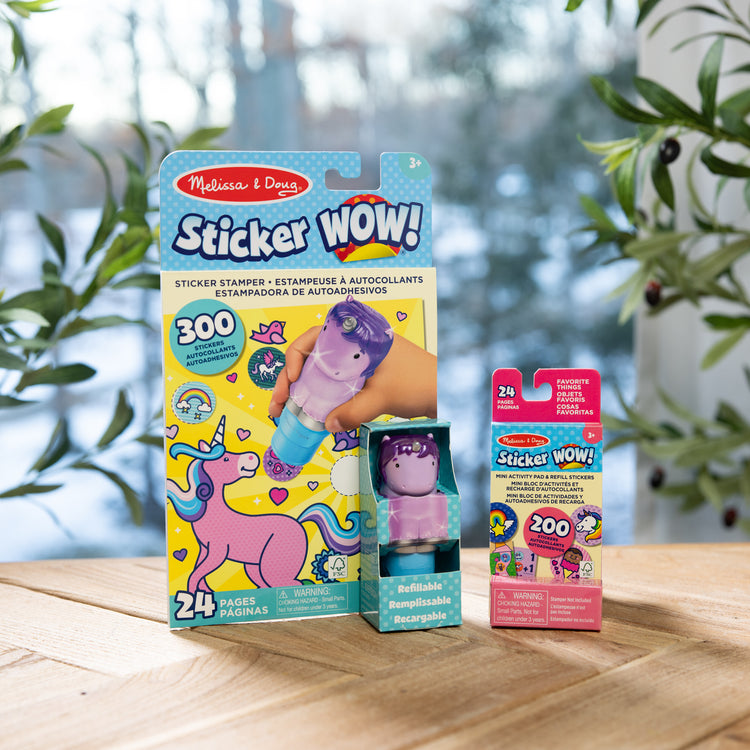Sticker Wow! Purple Unicorn