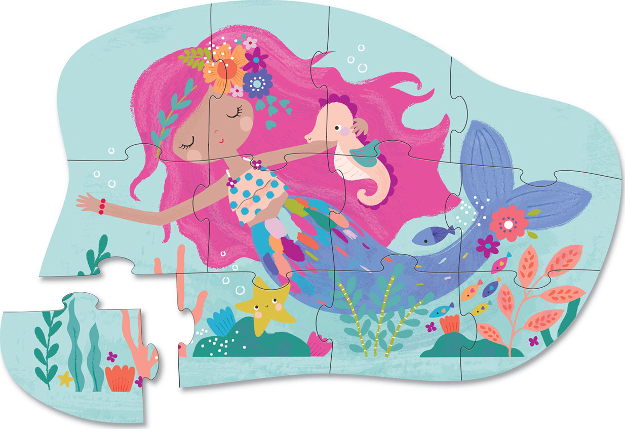 12-pc Mini Puzzle/Mermaid  Dreams