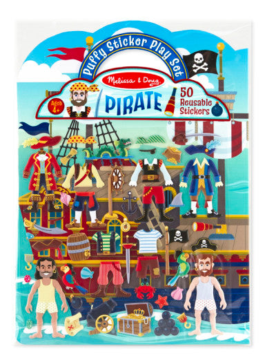 Puffy Stickers Pirate