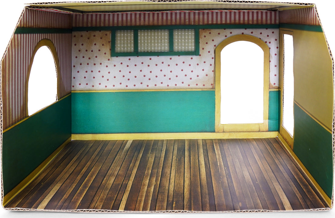 Sam & Julia Cardboard Room Living Room