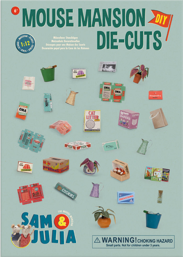 Sam & Julia Mouse Mansion Die-Cut Prints Deluxe