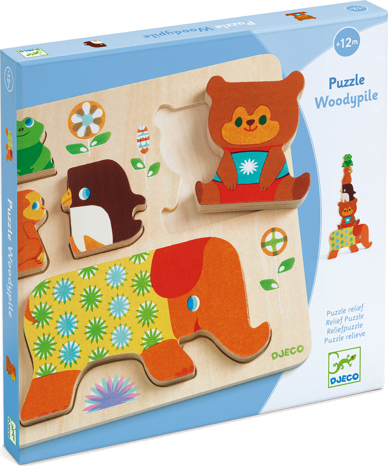 WoodyPile Chunky Wooden Puzzle