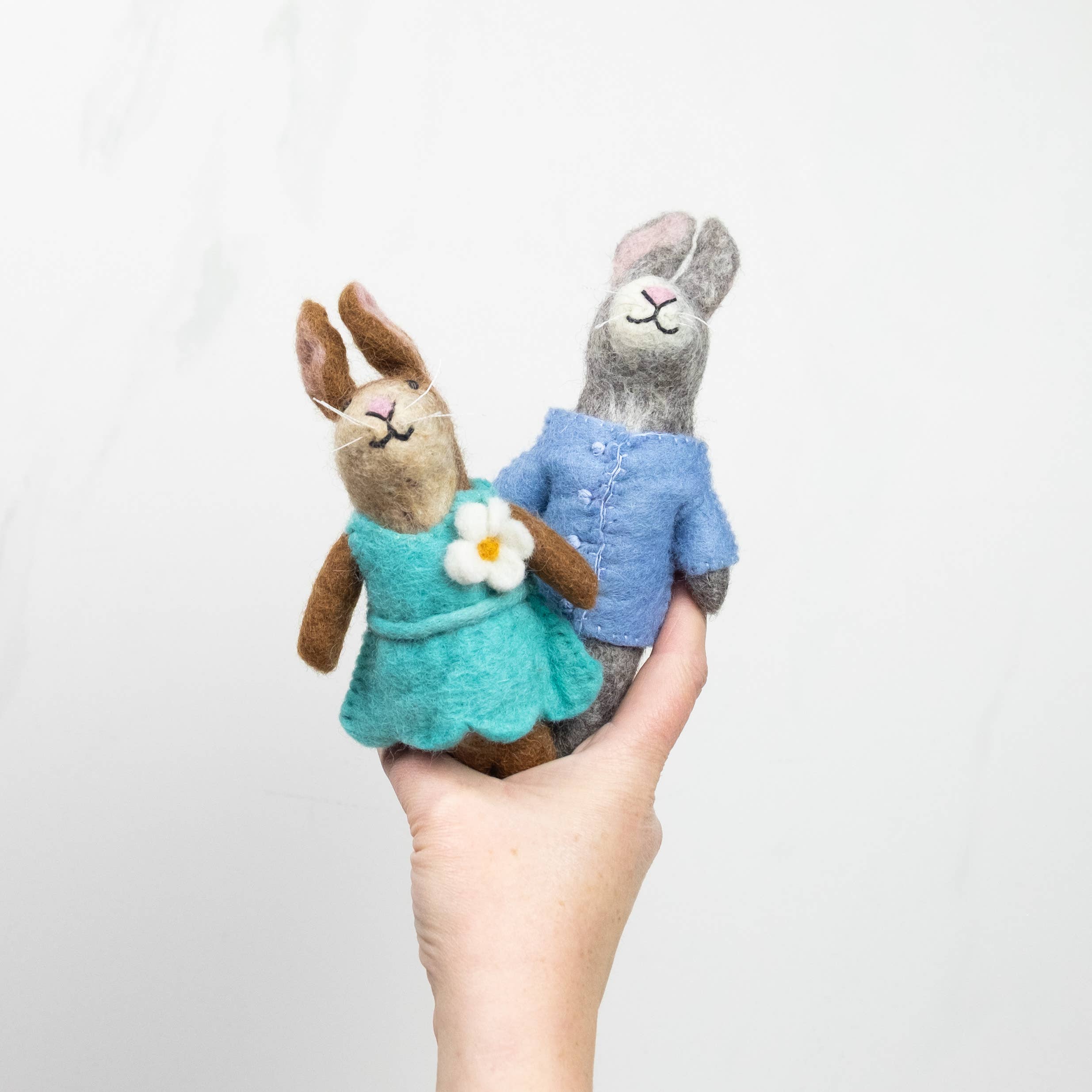 Felt Easter Bunny Dolls