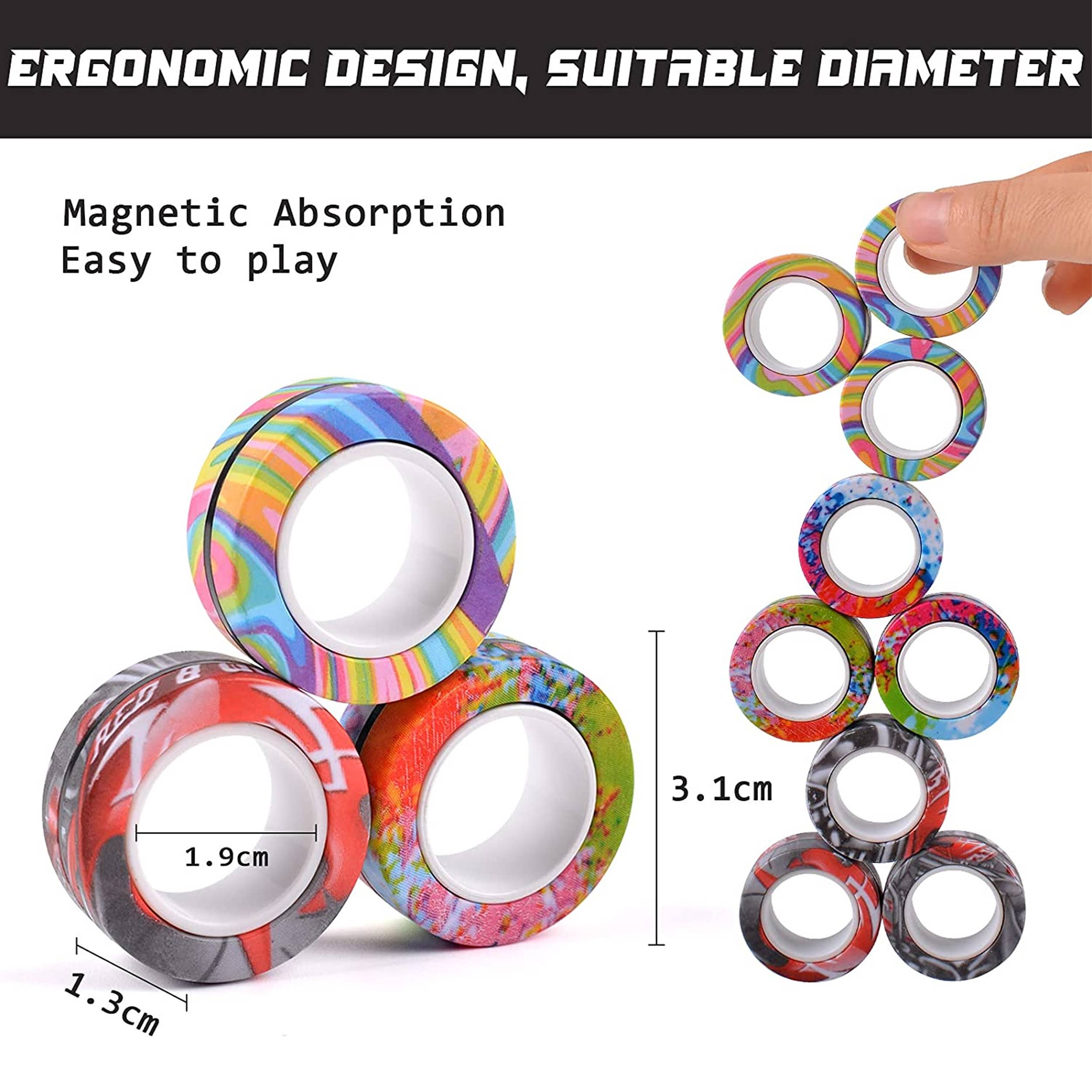 Magnetic Finger Rings