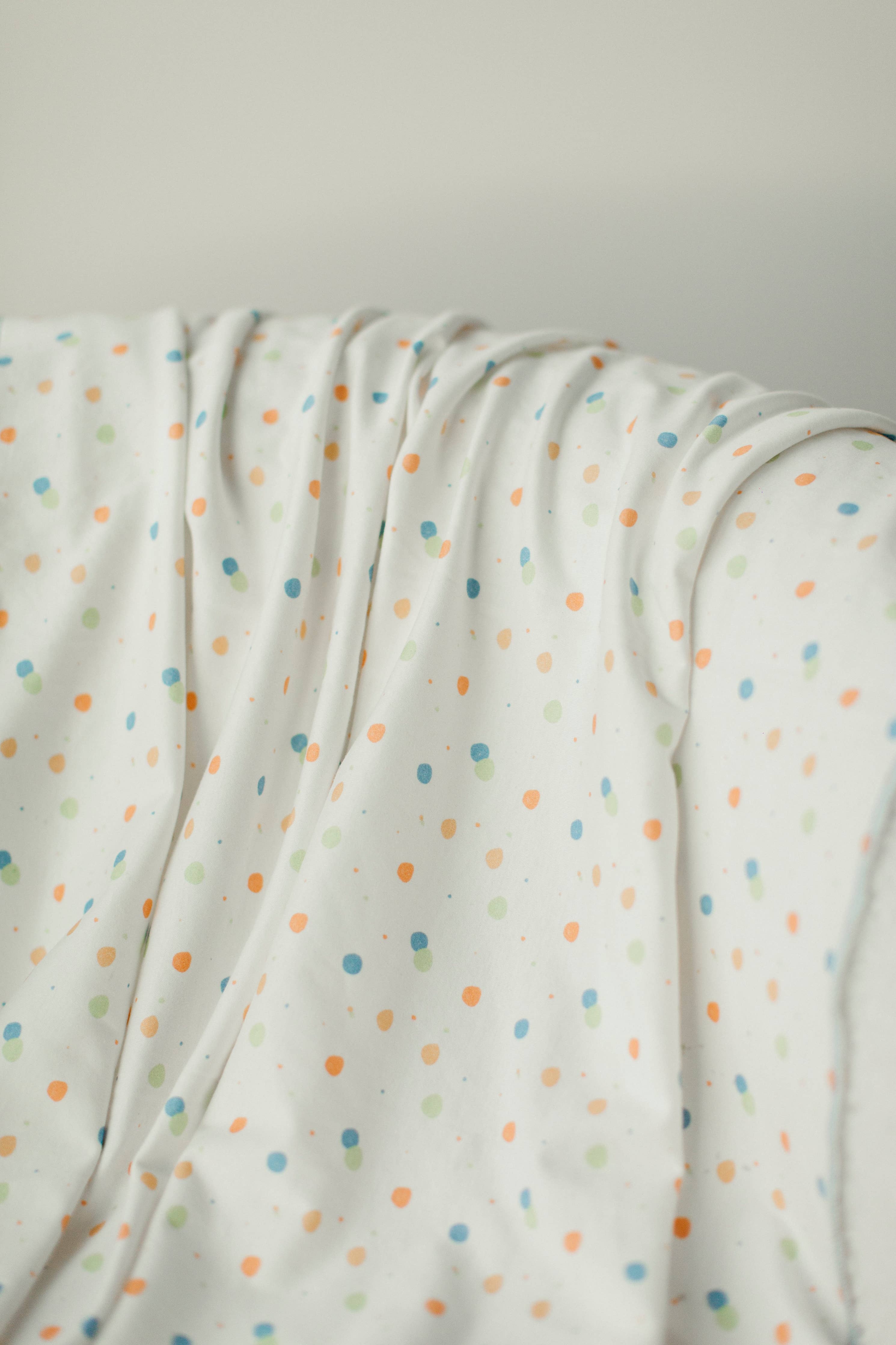 Receiving Blanket - Blue Dots