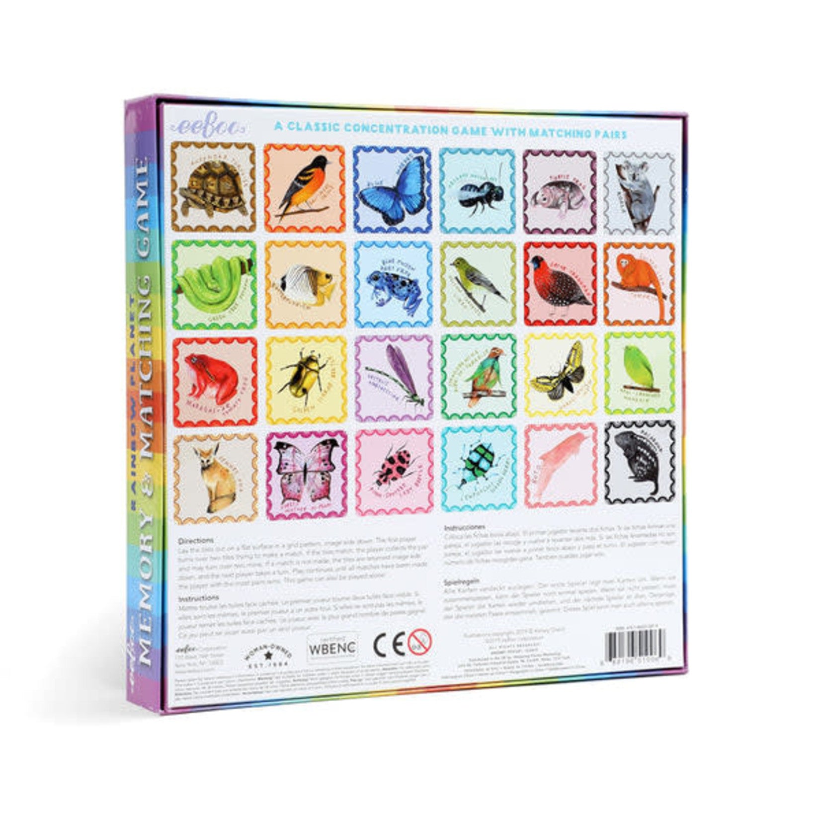 Rainbow Memory and Matching Game