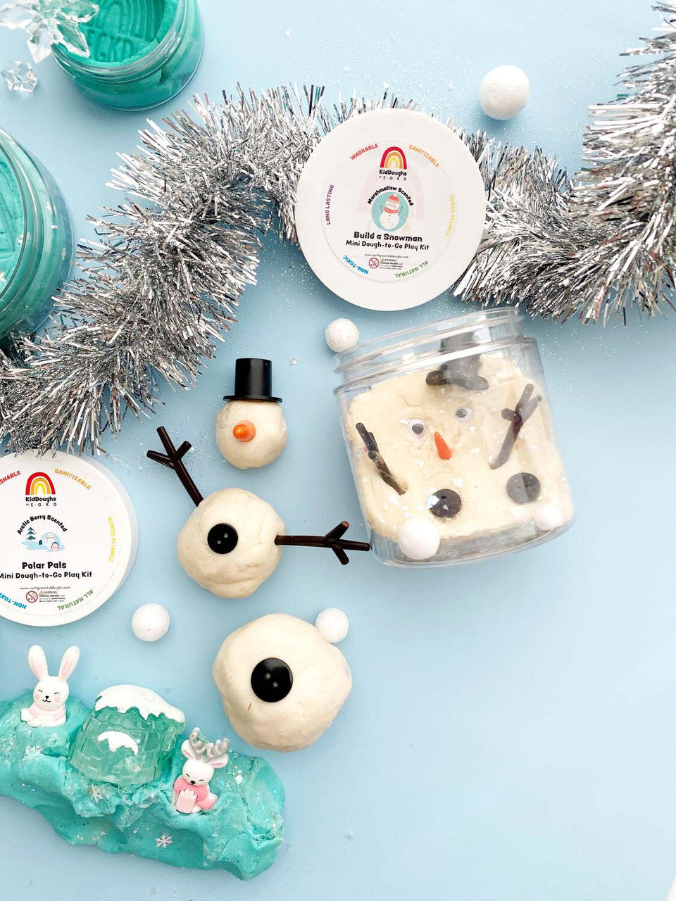 Mini Dough-to-Go - Snowman