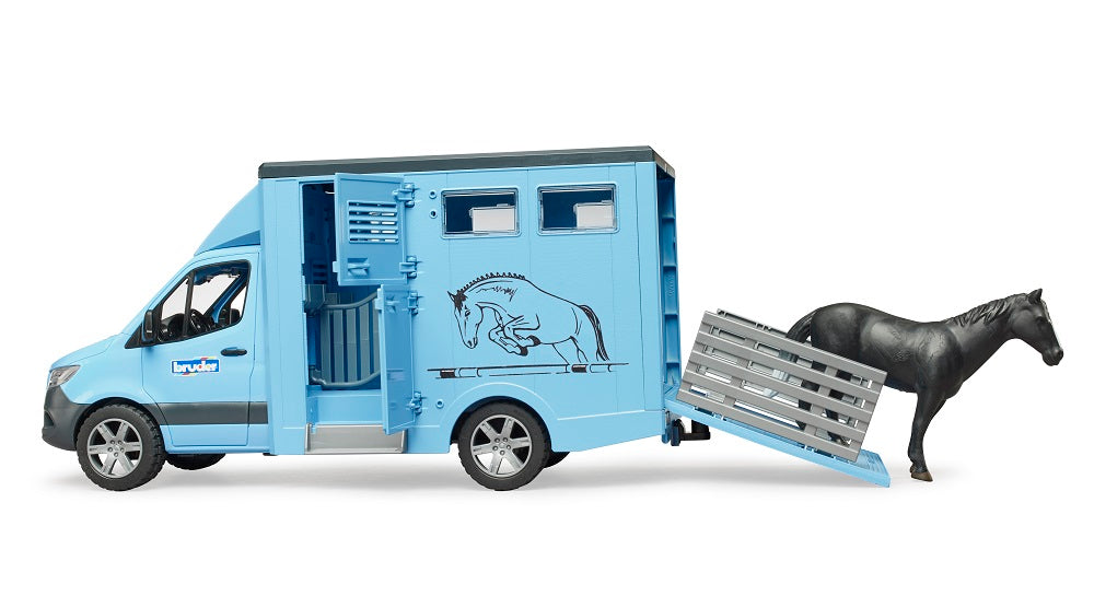Bruder 02674 Animal Transporter w/Horse