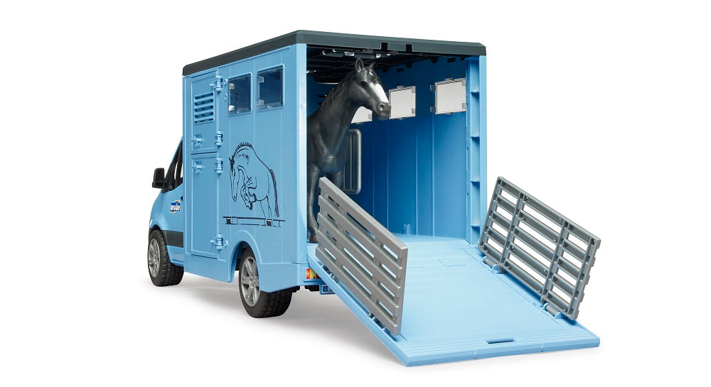Bruder 02674 Animal Transporter w/Horse