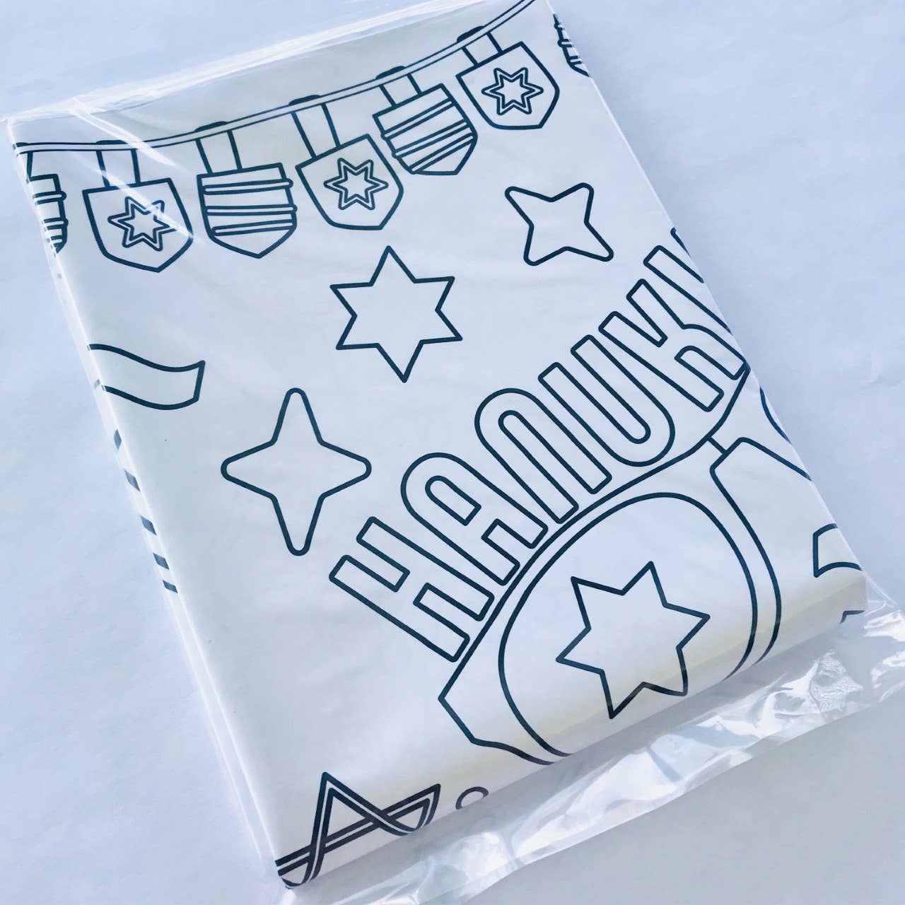Hanukkah Coloring Tablecloth | Kids Activity