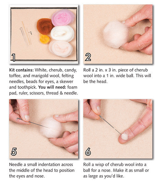 Needle Felting Kit - Fairy