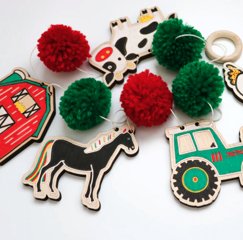 Kids Barnyard DIY Garland Kit