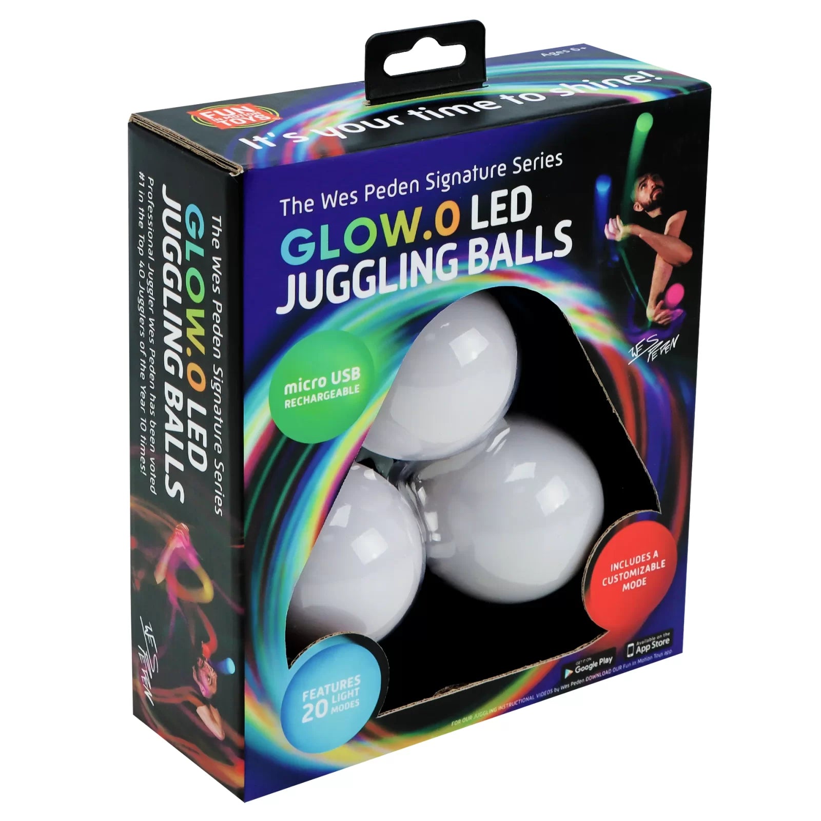 Glow.o LED Juggling Balls