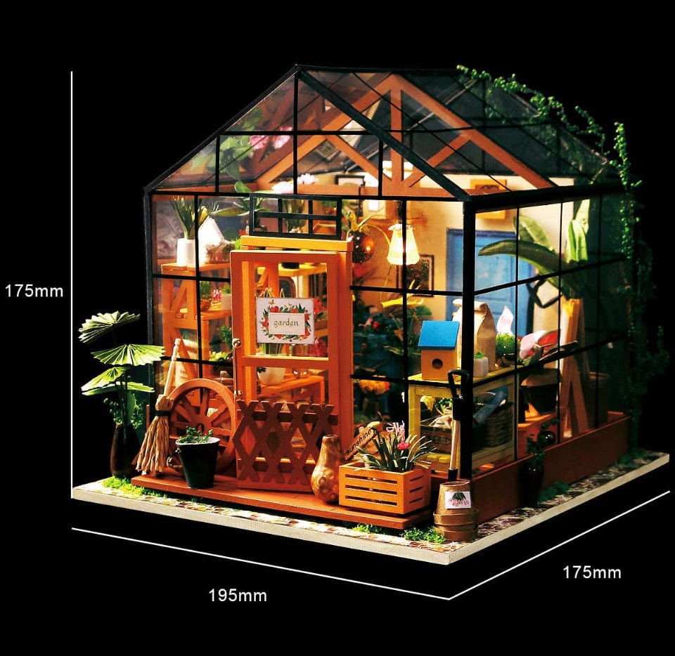 DIY Miniature House Kit - Cathy's Flower House