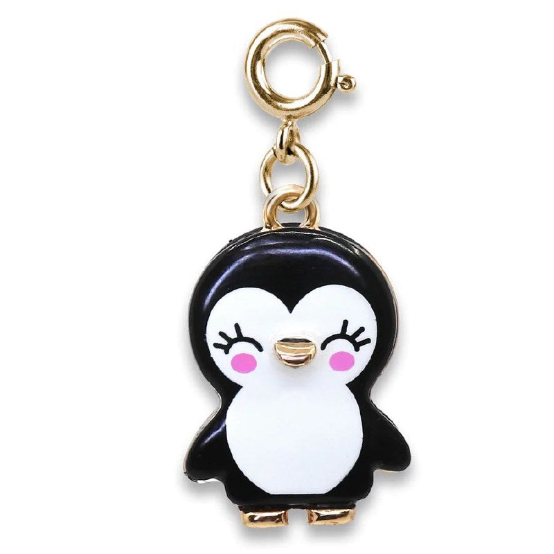 Charm - Gold Penguin