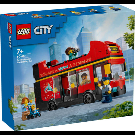 LEGO Red Double-Decker Sightseeing Bus