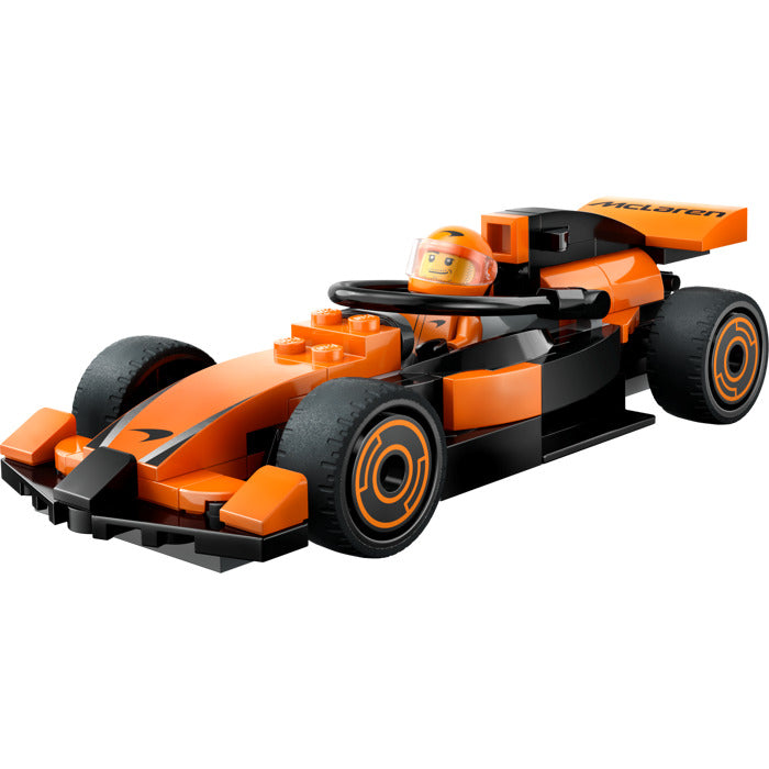 LEGO F1 Driver with McLaren Race Car