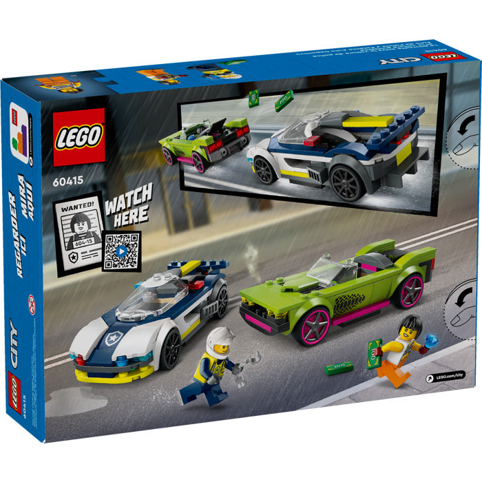 LEGO Police Car and Muscle Car Chase