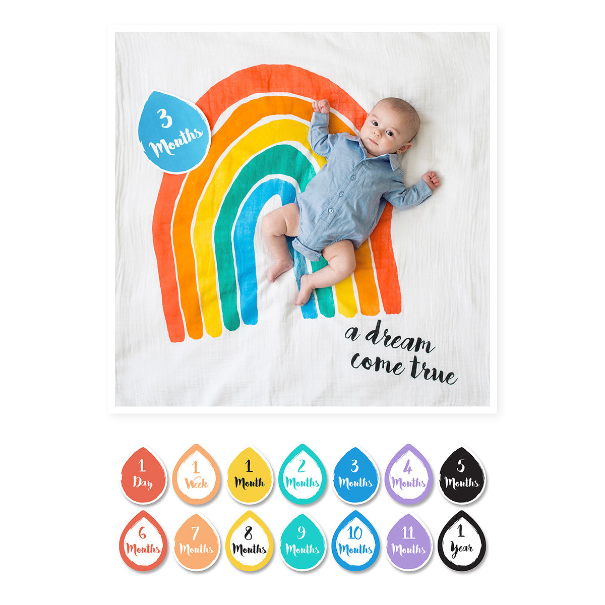 Baby's First Year - Blanket & Cards Set