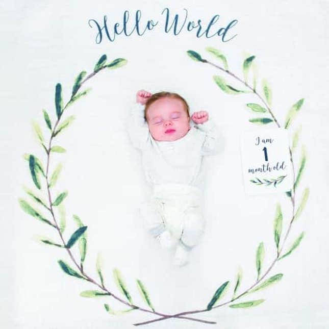 Baby's First Year - Blanket & Cards Set