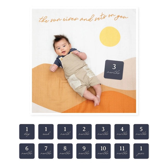 Baby's First Year - Blanket & Cards Set