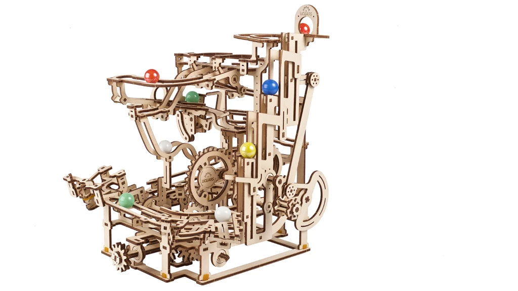 UGears Marble Run Tiered Hoist