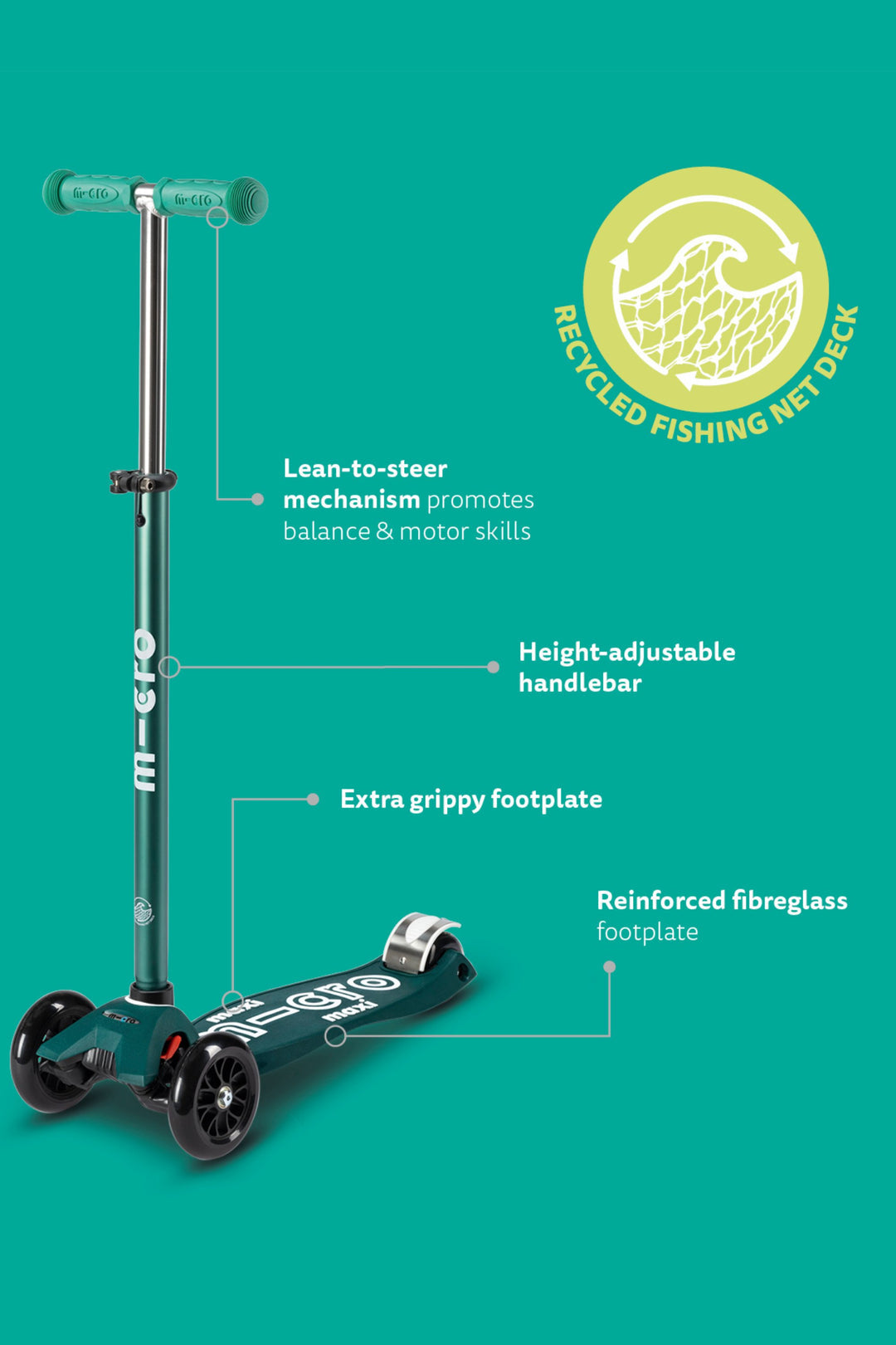 Micro Maxi Deluxe - Eco Dark Green