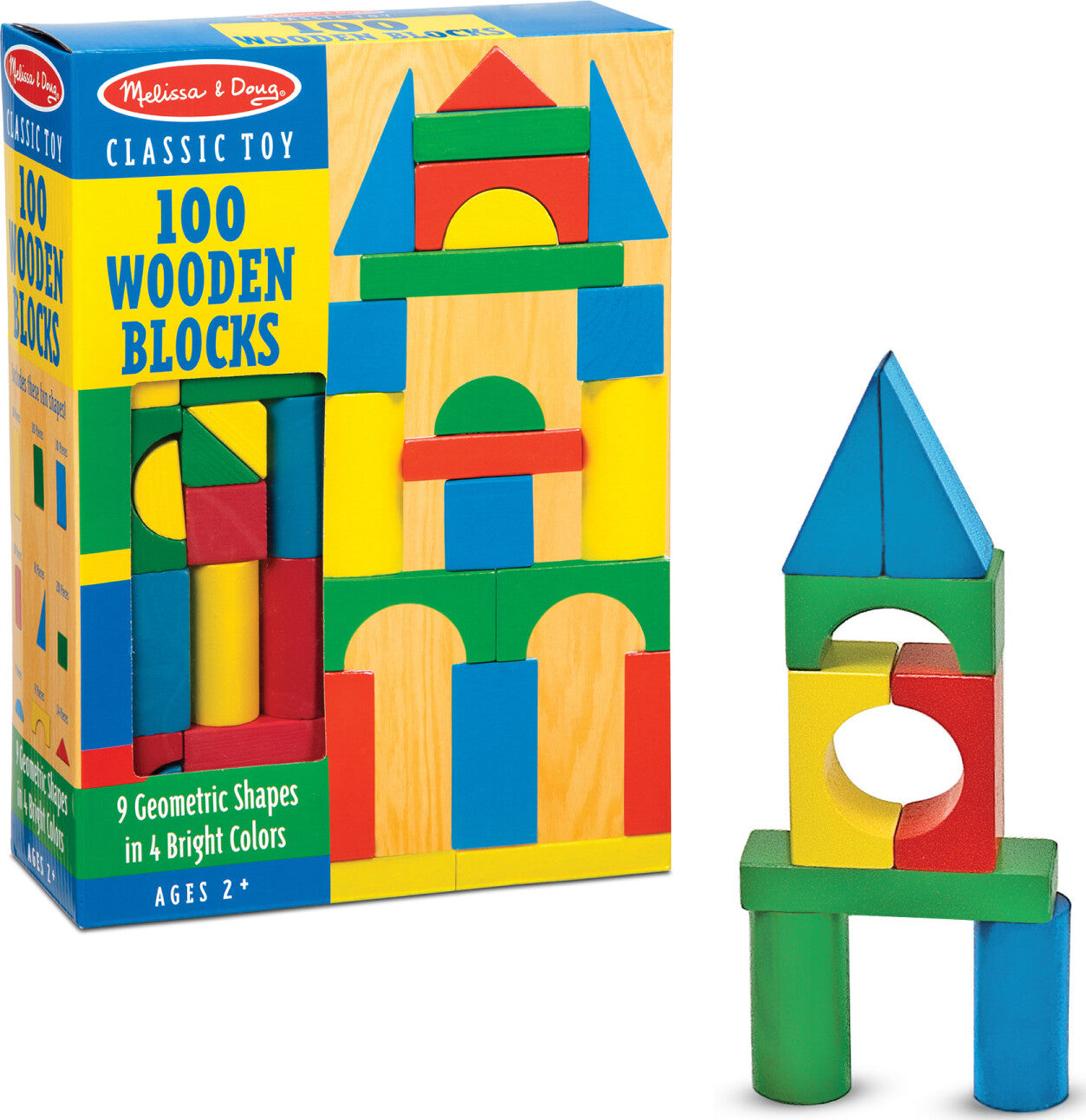 Wooden Blocks, Set of 100