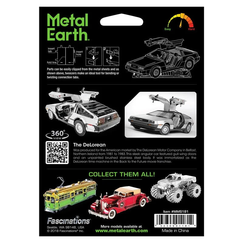 Metal Earth Delorean - Color