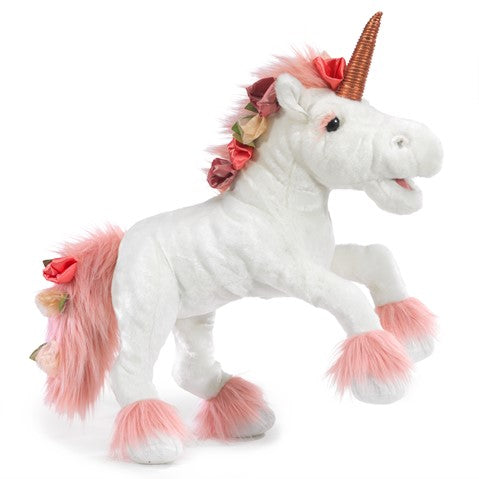 Unicorn Puppet with Music Box
