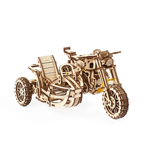 UGears Scrambler UGR-10 with Sidecar