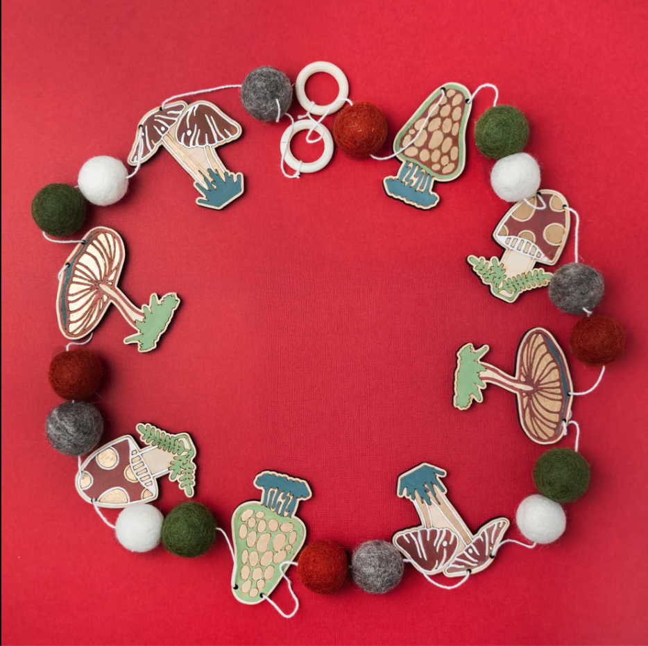 Mushroom DIY Garland