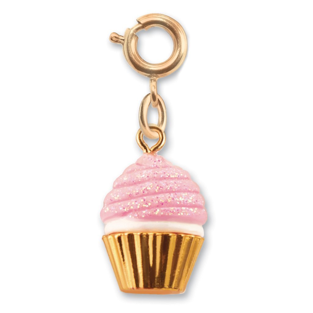 Charm - Pink Glitter Cupcake
